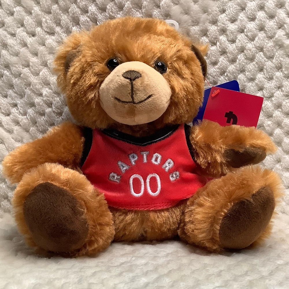 FOCO Toronto Raptors Teddy in Red Raptors Jersey Stuffed Animal Plush Bear NWT